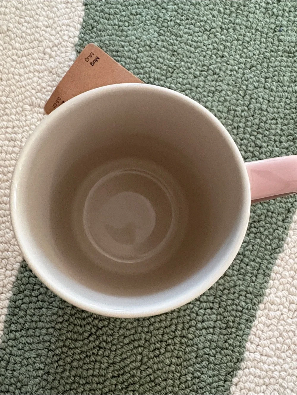 Staub Light Pink 16oz Ceramic Mug with Handle